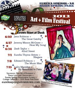 eureka springs events things to do art film festival