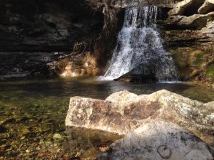 waterfall eureka springs