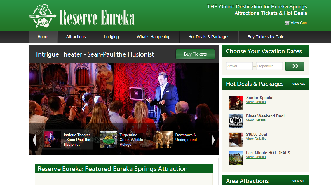 reserveeureka vacation deals