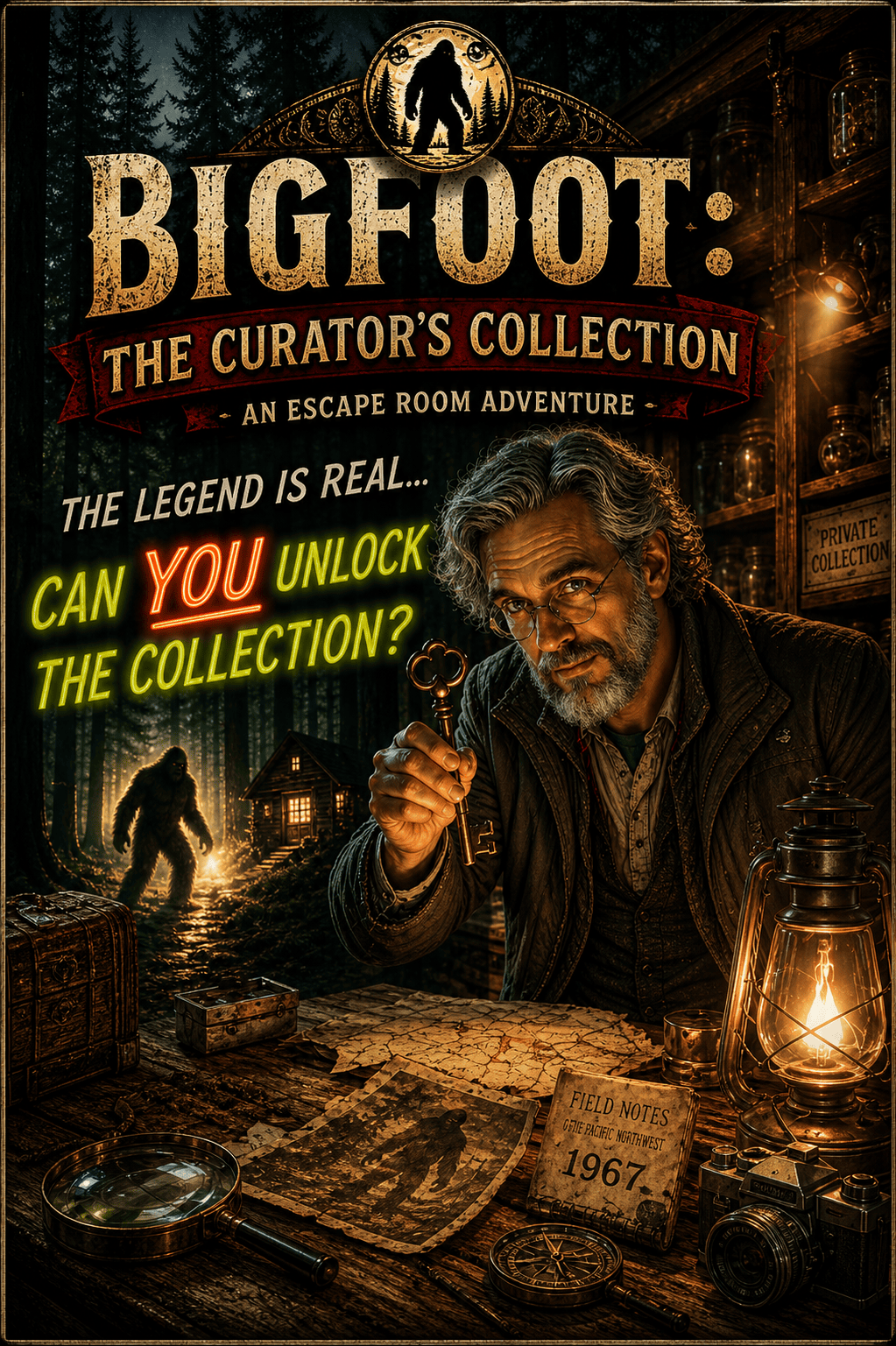 The Curator's Collection - Escape Room Adventure in Eureka Springs.