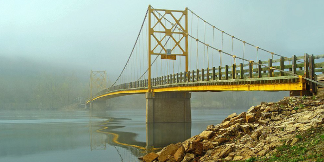 Beaver bridge in Arkansas