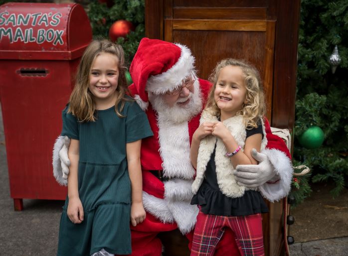 Santa in the Basin Park Travel Eureka Springs